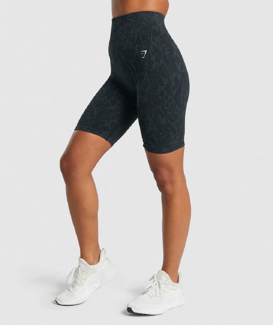 Pantalones Cortos Gymshark Adapt Animal Seamless Cycling Mujer Negras | CO 2758TCE